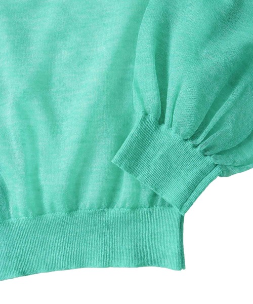 DRESSLAVE(ドレスレイブ)の「ALLONGE 2way pull cardigan(アロンジェ 2ウェイプルオーバーカーディガン)(カーディガン/ボレロ・レディース・グリーン/ベージュ/ネイビー・38)」の18枚目の写真