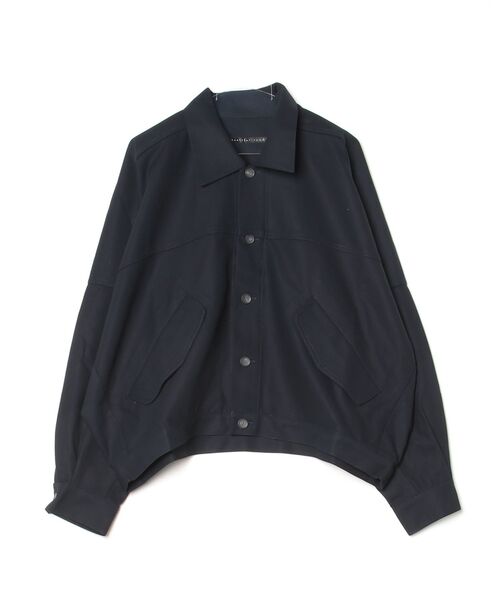 my beautiful landlet(マイビューティフルランドレット)の「【my beautiful landlet】 HIGH-TWIST TWILL WIDE JACKET(ブルゾン・メンズ・ベージュ/ネイビー/ブラック・1/0)」の10枚目の写真