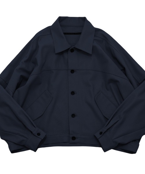 my beautiful landlet(マイビューティフルランドレット)の「【my beautiful landlet】 HIGH-TWIST TWILL WIDE JACKET(ブルゾン・メンズ・ベージュ/ネイビー/ブラック・1/0)」の20枚目の写真