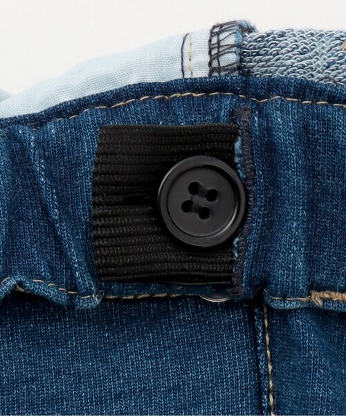 sense of wonder（センスオブワンダー）の「ニットデニムストレートパンツ（デニムパンツ・キッズ・ネイビー・120cm/110cm/100cm/130cm/90cm/80ｃｍ）」の4枚目の写真