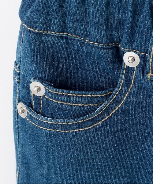 sense of wonder（センスオブワンダー）の「ニットデニムストレートパンツ（デニムパンツ・キッズ・ネイビー・120cm/110cm/100cm/130cm/90cm/80ｃｍ）」の5枚目の写真