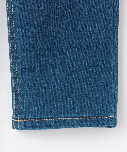 sense of wonder（センスオブワンダー）の「ニットデニムストレートパンツ（デニムパンツ・キッズ・ネイビー・120cm/110cm/100cm/130cm/90cm/80ｃｍ）」の6枚目の写真