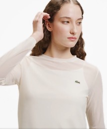 LACOSTE | レイヤードシアートップス キャミソール付き(Tシャツ/カットソー)