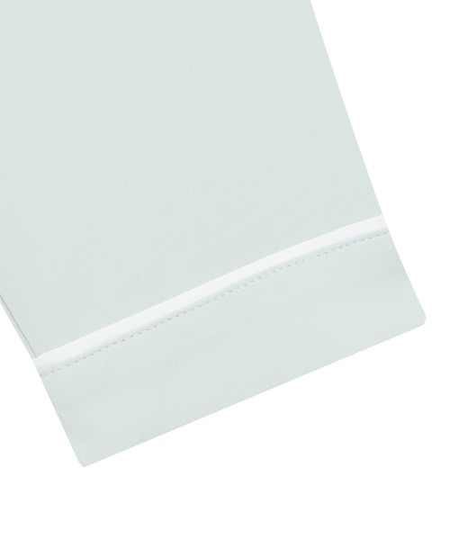 TOKYO SHIRTS(トウキョウシャツ)の「ストレッチジョーゼット 2WAY配色ボウタイ ブラウス 七分袖 レディース(シャツ/ブラウス・レディース・ホワイト/グリーン・M/L)」の14枚目の写真