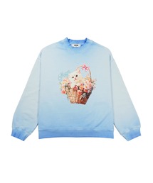 MSGM FLOWER BASKET CAT スウェットシャツ