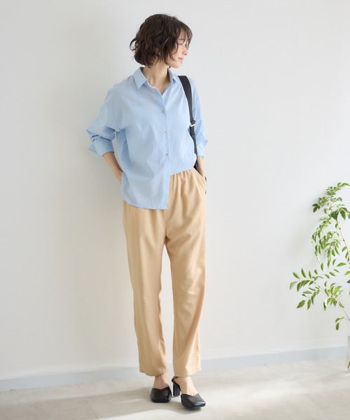 KATHARINE ROSS(キャサリンロス)の「【KATHARINE ROSS】さらっとバレルパンツ(その他パンツ・レディース・ライトブルー/カーキ/ベージュ・FREE)」の6枚目の写真