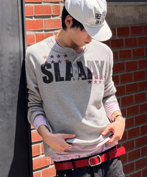 SCALLYWAG（スカリーワグ）の「SLAAY ワッフルヘンリーネックロングスリーブ[グレー]（Tシャツ/カットソー）」