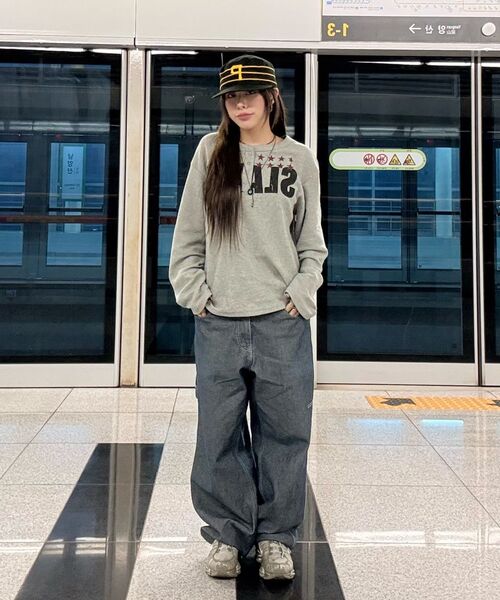 SCALLYWAG（スカリーワグ）の「SLAAY ワッフルヘンリーネックロングスリーブ[グレー]（Tシャツ/カットソー・レディース・その他・MEDIUM/LARGE）」の19枚目の写真