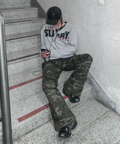 SCALLYWAG（スカリーワグ）の「SLAAY ワッフルヘンリーネックロングスリーブ[グレー]（Tシャツ/カットソー・レディース・その他・MEDIUM/LARGE）」の21枚目の写真