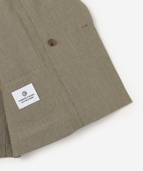 Bshop(ビショップ)の「CHEMISE D'ADAM | 〈別注〉コットン ダブルブレスト シャツジャケット MEN(テーラードジャケット・メンズ・ブラウン系その他・40/42)」の7枚目の写真