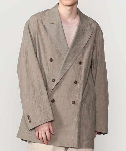 Bshop(ビショップ)の「CHEMISE D'ADAM | 〈別注〉コットン ダブルブレスト シャツジャケット MEN(テーラードジャケット・メンズ・ブラウン系その他・40/42)」の12枚目の写真