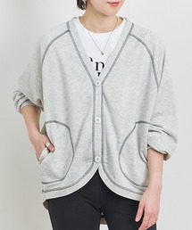 Fizz（フィズ）の「TC裏毛　ラグランビッグカーディガン（カーディガン/ボレロ）」