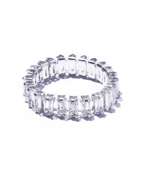 les bonbon(ルボンボン)の「【les bon bon】princess baguette ring/プリンセス バゲット リング BOB863(リング・レディース・シルバー・S/M/L)」の2枚目の写真