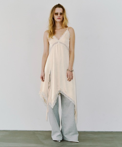 トップス josemoon SIDE CUTTING LACE DRESS JOSE MOON（ジョゼムーン）の「SIDE CUTTING LACE DRESS/サイド
