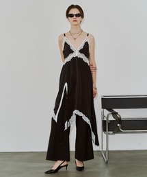 JOSE MOON（ジョゼムーン）の「SIDE CUTTING LACE  DRESS/サイドカッティングレースドレス（ワンピース）」