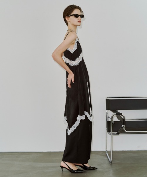 JOSE MOON（ジョゼムーン）の「SIDE CUTTING LACE DRESS/サイド