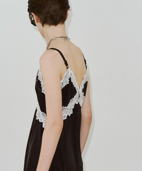 JOSE MOON（ジョゼムーン）の「SIDE CUTTING LACE DRESS/サイド