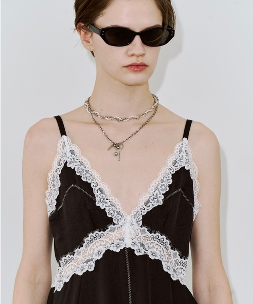 ワンピース JOSE MOON/SIDE CUTTING LACE DRESS MOON JOSE MOON（ジョゼムーン）の「SIDE CUTTING LACE DRESS/サイド