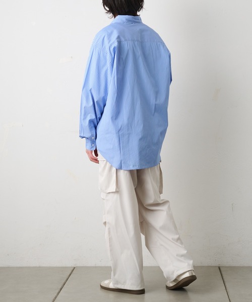 COLONY 2139（コロニートゥーワンスリーナイン）の「ピンストライプレギュラーカラーシャツ（シャツ/ブラウス・メンズ・サックスブルー/ホワイト/ネイビー・LARGE/MEDIUM）」の6枚目の写真