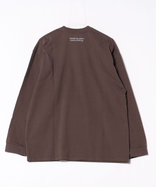 anuke（アンヌーク）の「anuke Logo Long T-Shirts（Tシャツ/カットソー・レディース・ダークブラウン・FREE）」の10枚目の写真