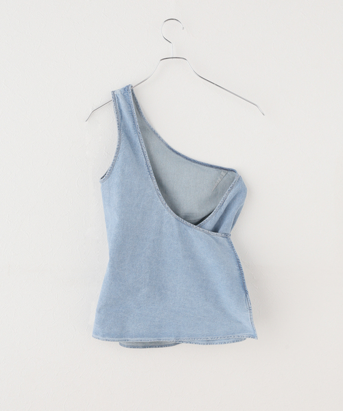 IENA（イエナ）の「BASERANGE/ベースレンジ EYE TOP ブラウス（シャツ/ブラウス・レディース・ブルー・FREE）」の2枚目の写真