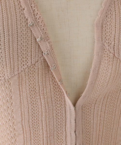EDIT. FOR LULU（エディットフォールル）の「【EMILY ODA/エミリーオダ】Long Sleeve Lace Bodysuit（ニット/セーター・レディース・ピンク・FREE）」の10枚目の写真