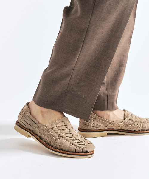 417 EDIFICE（フォーワンセブンエディフィス）の「【EVALET / エバレット】メッシュ 2タックパンツ "セットアップ着用可能"（スラックス・メンズ・グレー/チャコールグレー/ベージュ・LARGE/MEDIUM/SMALL）」の21枚目の写真