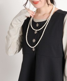 cepo（セポ）の「ガラスパール2連ネックレス（ネックレス）」