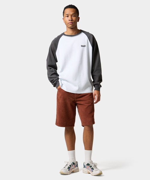 HUF（ハフ）の「89 OUTLINE LS RAGLAN（Tシャツ/カットソー・メンズ・ブラック/カモフラージュ/パープル・XXL/S/XL/M/L）」の10枚目の写真