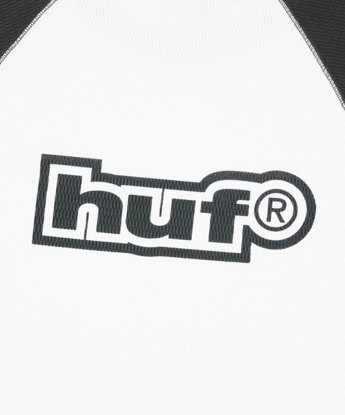 HUF（ハフ）の「89 OUTLINE LS RAGLAN（Tシャツ/カットソー・メンズ・ブラック/カモフラージュ/パープル・XXL/S/XL/M/L）」の19枚目の写真