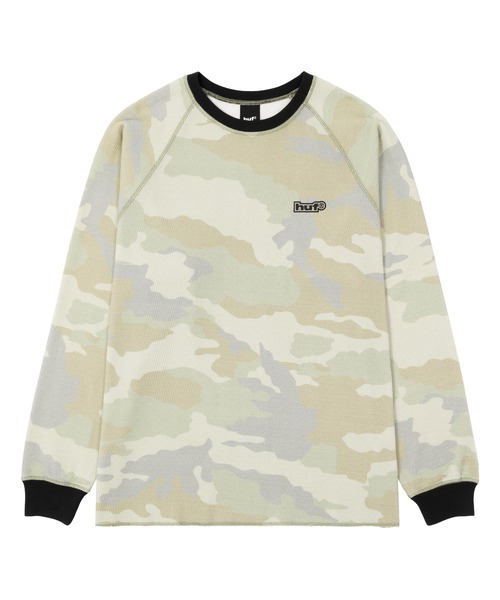HUF（ハフ）の「89 OUTLINE LS RAGLAN（Tシャツ/カットソー・メンズ・ブラック/カモフラージュ/パープル・XXL/S/XL/M/L）」の9枚目の写真
