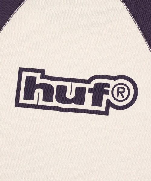 HUF（ハフ）の「89 OUTLINE LS RAGLAN（Tシャツ/カットソー・メンズ・ブラック/カモフラージュ/パープル・XXL/S/XL/M/L）」の21枚目の写真