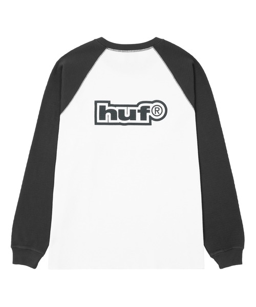 HUF（ハフ）の「89 OUTLINE LS RAGLAN（Tシャツ/カットソー・メンズ・ブラック/カモフラージュ/パープル・XXL/S/XL/M/L）」の4枚目の写真