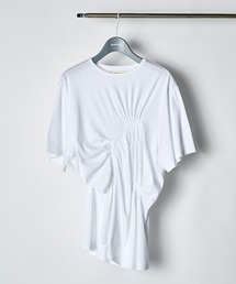 RUMCHE（ラムシェ）の「Bundled Tuck Cutsew Tops / バンドルタックカットソートップス（Tシャツ/カットソー）」