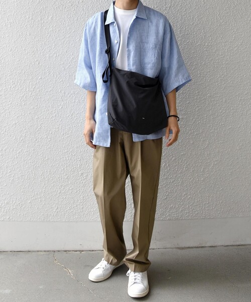 Filer(フィレール)の「Filer:〈撥水加工/軽量〉SIWA ミニ ショルダーバッグ OG-018◇(ショルダーバッグ・メンズ・オレンジ/ブルー/ブラック/グレー・ONE SIZE)」の5枚目の写真