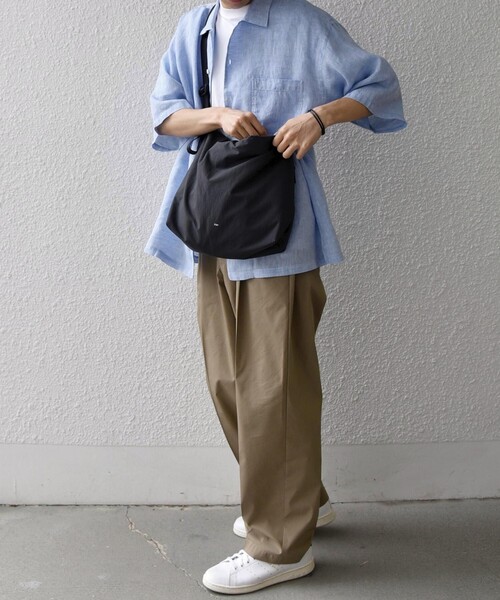 Filer(フィレール)の「Filer:〈撥水加工/軽量〉SIWA ミニ ショルダーバッグ OG-018◇(ショルダーバッグ・メンズ・オレンジ/ブルー/ブラック/グレー・ONE SIZE)」の6枚目の写真