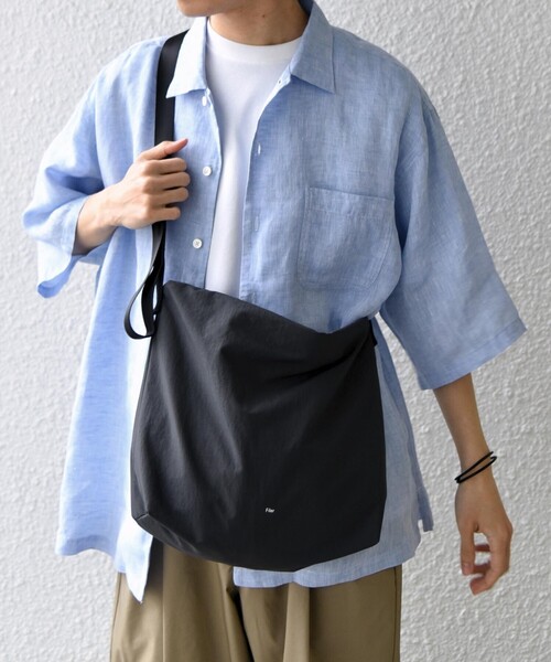 Filer(フィレール)の「Filer:〈撥水加工/軽量〉SIWA ミニ ショルダーバッグ OG-018◇(ショルダーバッグ・メンズ・オレンジ/ブルー/ブラック/グレー・ONE SIZE)」の7枚目の写真