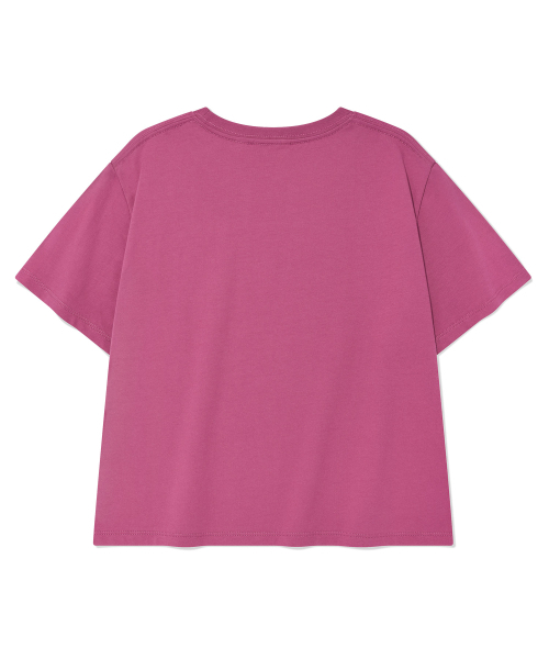 COVERNAT WOMAN(カバーナットウーマン)の「ウーマンクロップベーカリーTシャツマジェンタ(Tシャツ/カットソー・レディース・その他・WS/WM)」の3枚目の写真