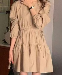 Ada.（エイダ）の「【Mellfy】ウエスト 切替 ギャザー フレア ミニ ワンピース（ワンピース）」