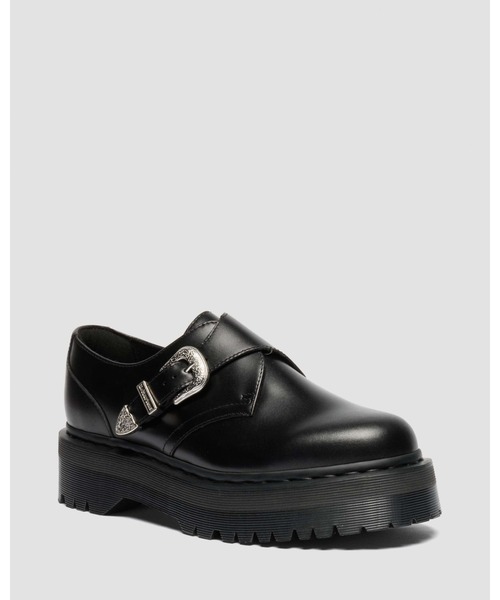 Dr. Martens(ドクターマーチン)の「Dr. Martens/ドクターマーチン MONK バックル モンク シューズ 43377001(その他シューズ・メンズ・ブラック・UK11/UK10/UK9/UK8/UK7/UK6/UK5/UK4/UK3)」の1枚目の写真