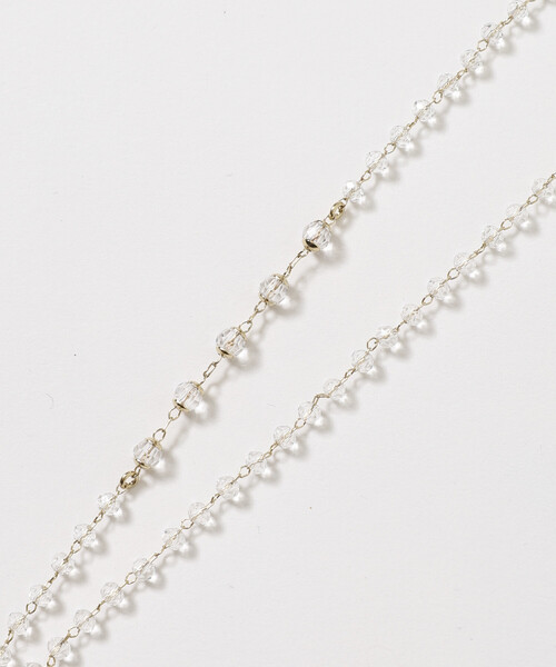 JUNCO Paris（ジュンコパリ）の「Junco Paris/ジュンコパリ vintage glass heart necklace / COL26P-40 / ヴィンテージ ハートモチーフ ガラス チェーン ネックレス（ネックレス・レディース・その他・ONE SIZE）」の6枚目の写真