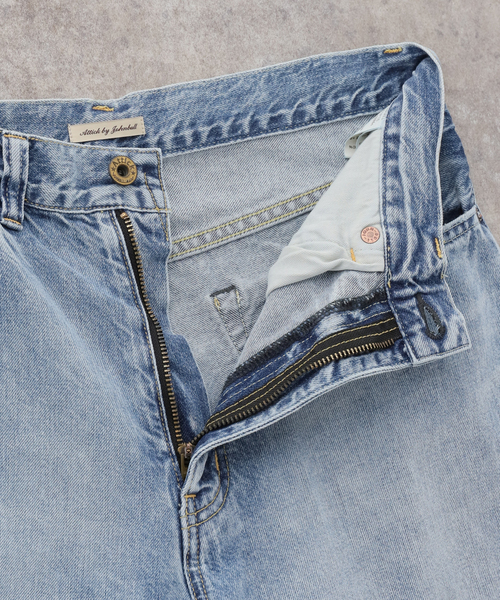 Attick by Johnbull（アティックバイジョンブル）の「【Attick by Johnbull】 archive WIDE DENIM（デニムパンツ・レディース・ライトブルー・38/36/34/40）」の14枚目の写真