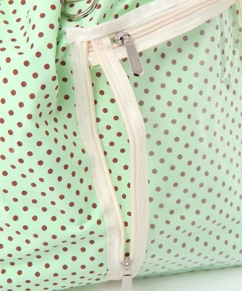 kutir（クティール）の「kutirlune／ドットナップサック（バックパック/リュック・レディース・ライトベージュ/ライトグリーン・FREE）」の18枚目の写真