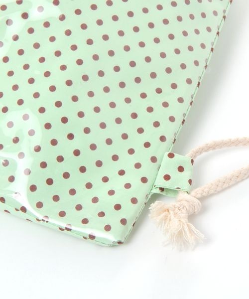 kutir（クティール）の「kutirlune／ドットナップサック（バックパック/リュック・レディース・ライトベージュ/ライトグリーン・FREE）」の20枚目の写真