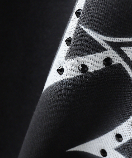 SUPPLIER(サプライヤー)の「SUPPLIER / サプライヤー IronCross Rhinestone Zip Hoodie(パーカー・メンズ・ブラック/パープル・LARGE/MEDIUM)」の7枚目の写真