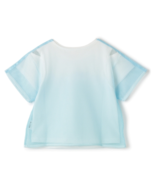 セール】グラデーションメッシュ レイヤード半袖Tシャツ（Tシャツ