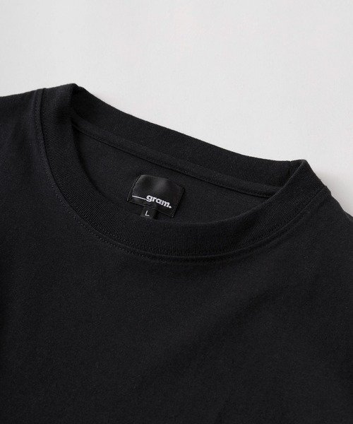 SlashDate（スラッシュデイト）の「【85】別注 ワンポイント ハートロゴ刺繍 フロッキーワッペン クルーネックTシャツ/ドローコード/ユニセックス/レディース/メンズ/新柄追加【Sサイズ～Lサイズ】（Tシャツ/カットソー・レディース・ブラック系3/ブラック系1/ブラック系/ホワイト系2/ホワイト系1/ホワイト系/ブラック系2/ホワイト系3/ホワイト系5/ライトグレー系/ホワイト系4/ブラック系4・S/L/M）」の20枚目の写真