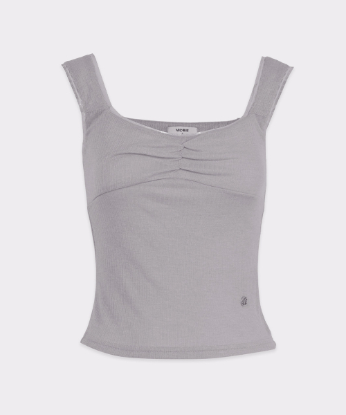 MICANE(ミケーネ)の「セリカーディガン-レースツイストスリーブレスセットアップ(Tシャツ/カットソー・レディース・ブラック/アイボリー/ライトグレー・SMALL/MEDIUM/LARGE/X-LARGE)」の19枚目の写真