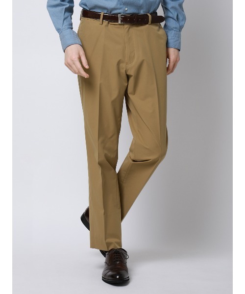 SUIT SQUARE(スーツスクエア)の「涼しい最高パンツ/テーパードパンツ/ウォッシャブル/NON IRON/無地/RS07/裾上げ済み(スラックス・メンズ・ベージュ/ネイビー/グリーン/ブラウン・SS/S/M/L/LL/3L/4L/3S/5L)」の2枚目の写真