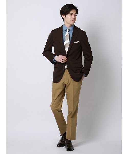 SUIT SQUARE(スーツスクエア)の「涼しい最高パンツ/テーパードパンツ/ウォッシャブル/NON IRON/無地/RS07/裾上げ済み(スラックス・メンズ・ベージュ/ネイビー/グリーン/ブラウン・SS/S/M/L/LL/3L/4L/3S/5L)」の13枚目の写真